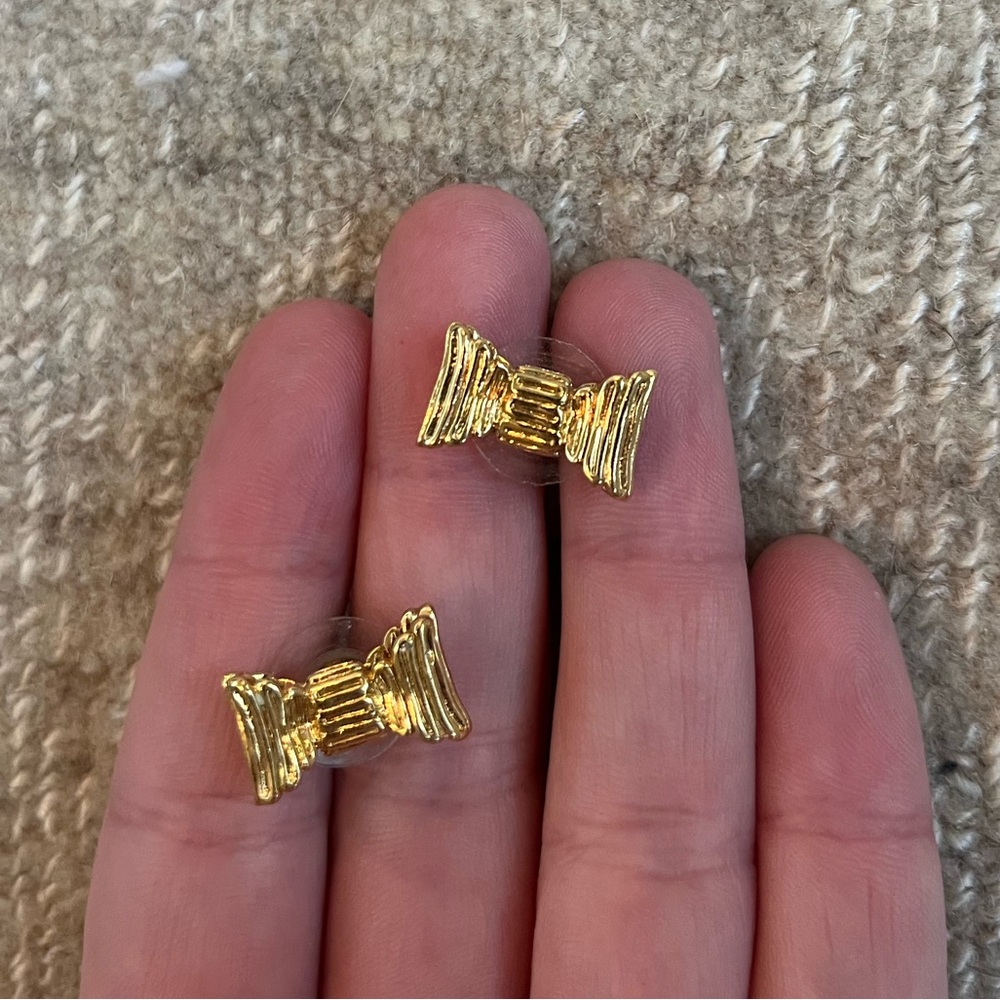 Kate spade bow earrings